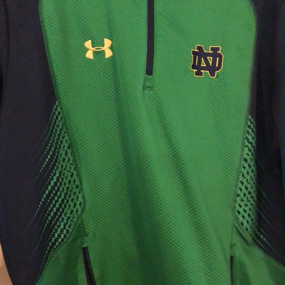 Notre Dame Under Armour quarter zip pullover large - Picture 5 of 5
